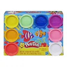 Play-doh Pack Arcoiris Fluo Masa Hasbro Original E5044 Vaj