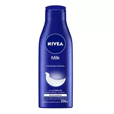 Loção Nivea Body Milk 200ml - Pele Seca E Extra Seca