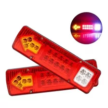  X2 Par Foco Led Carro Arrastre Remolque Auto 12volt