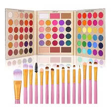 Ucanbe Paleta De Sombras De Ojos Profesional De 86 Colores C