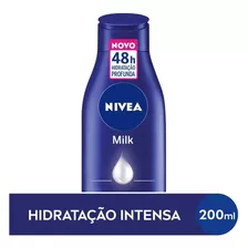 Loção Hidratante Nivea Milk Hidratação Profunda 200ml