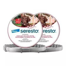 Kit 2 Unidades Seresto Coleira Antipulgas Cães Acima De 8 Kg