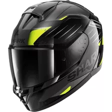 Casco Integral De Moto Shark Ridill 2 Bersek Negro/ Amarillo