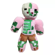 Boneco Pigman Zumbi Piglin Creeper Pelúcia Geek Minecraft !!