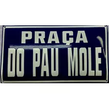 Placas De Sinalização Esmaltada - Com Logotipo 45x25cm