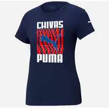 Playera Puma Chivas Dama Original Casual
