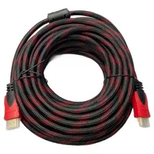 Cable Hdmi 20 Metros Mallado 2 Filtros Monitor Tv Camara Hd