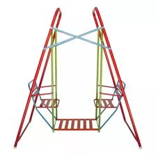 Hamaca 100% Metal Reforzado Gemela Doble Asiento Niños