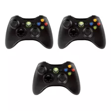 3x Controle Xbox360 Original Manete/joystick/gamepad/ Kit 