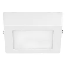 Luminario Led Sobreponer Cuadrado 6 W Surtek Color Blanco