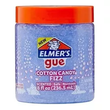 Slime Elmers Gue Cotton Candy Fizz Esponjoso Crunchy Lila