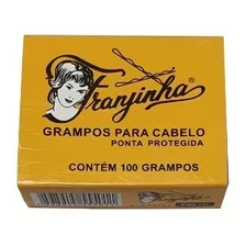 Grampo Franjinha Preto Nº5 Kit Com 10 Und Com 100 Grampos