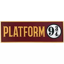 Letrero Decorativo Platform 93/4, Multicolor, 2,75 PuLG...