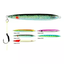 Señuelo Jig 18,5 Cm 200 Gr Pesca Pez Limon Anchoas Jigging