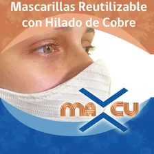 Mascarilla De Hilado De Cobre Reutilizable Envío Gratis 