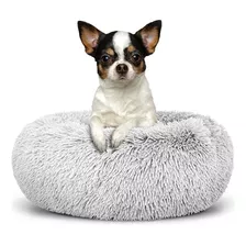 Cama Perro Mascota Antiestres Felpa 80 Cms Talla Xl