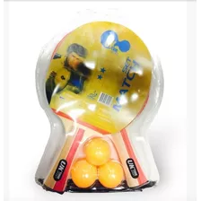 Paletas De Ping Pong Set Match 2 Estrellas