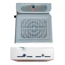 Sugador De Pó De Unhas 120w Ventilador Coletor Absorvedor Cor Branco