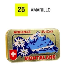 Anilinas Montblanc® Cajita Dorada Color 25. Amarillo