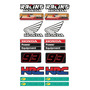 Honda Racing Sport Kit De Stickers Con Resina Planilla Rh09