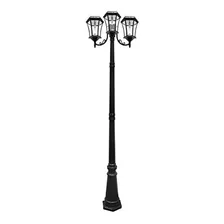 Gama Sonic Victorian Bulb Triple Head Solar Outdoor Lampara