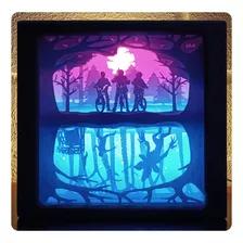 Stranger Things Lámpara 3d Diorama Led Usb