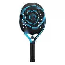 Raquete Beach Tennis Turquoise Black Death Blue 2022 + Capa