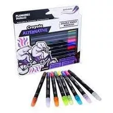 Estuche De Plumones Punta Dual Mc. Crayola Alternative