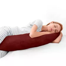 Travesseiro Corpo + Fronha Malha Camurcinha Cores Xuxão 
