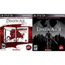 Dragon Age Origins Awakening + Dragon Age 2 Ultimate ~ Ps3 