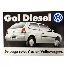 Folleto De Agencia Original Volkswagen Gol Diesel Olivos Zwt