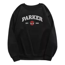 Sudadera Bordada Spiderman Hombre Araña Parker Spidergwen