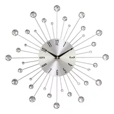 Reloj De Pared Abstracto Deco 79 Glam De Metal, 15 X 2 X 15,