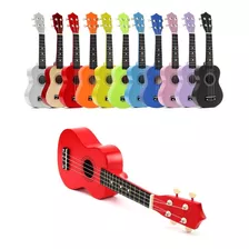Ukelele Guitarra Soprano Infantil Niños Juguete Con Funda