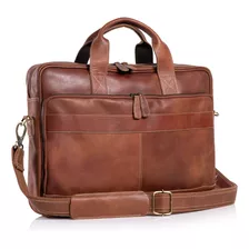 Komalc 16 Inch Leather Briefcases Gifts For Him Accessories.