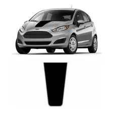 Adesivo Capo Ford Fiesta Degrade Impresso Transparente Cor Preto