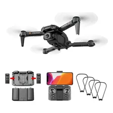 Drone Ls-xt6 Rc Com Câmera 4k Rc Quadcopter 2 Baterias