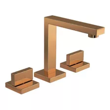 Misturador De Mesa Bica Alta Para Lavatório Dream Red Gold 