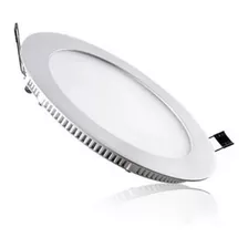 Plafon Embutir Led Redondo 6w Blanco Panel Luz Calida