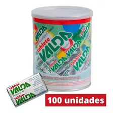 Chiclete Tablete Goma De Mascar Valda Pote Com 100 Unidades