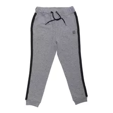 Pantalón Buzo Algodón Verano Niño Gris Claro