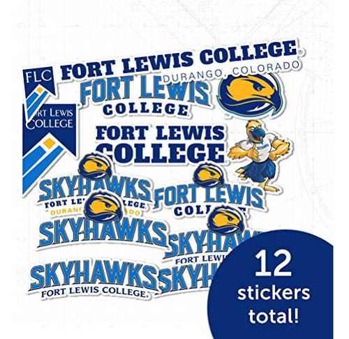 Fort Lewis College Sticker Skyhawks Flc Stickers Vinyl ... Foto 4
