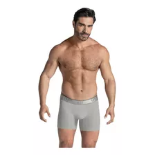 Ropa Interior Masculina 033300n Boxer Largo Gris