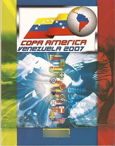 Álbum Nuevo Vacio De Barajitas Copa América 2007 Vzla Panini
