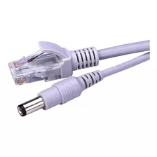 Cable Para Sistemas Cctv Conector Rj45 + Poder Dc 10 Metros