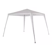 Tenda Praia Piscina Gazebo 2,4x3m Ráfia Branco Mor 003522