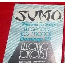 Sumo Show Llegando Los Monos Electric Circus Años 80