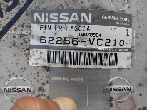 Moldura Frontal Faro Niebla Nissan Patrol 00/10 # 62256vc210 Foto 4