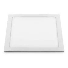 Painel Plafon Embutir Led Quadrado 12w Biv 6500k Branco Frio 110v/220v