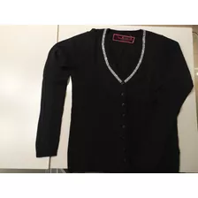 Conjunto Saco Y Pullover Negro Con Strass S,m,l,xl,xxl